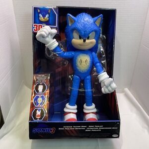 SONIC THE HEDGEHOG 3 ULTIMATE TALKING SONIC 15" FIGURE LIGHTS & SOUNDS MSRP $74.